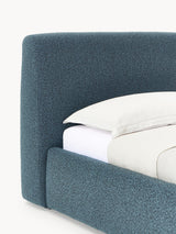 Swift Tek Kişilik Karyola Gri Mavi Bukle