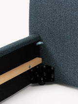 Swift Tek Kişilik Karyola Gri Mavi Bukle