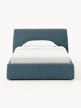 Swift Tek Kişilik Karyola Gri Mavi Bukle