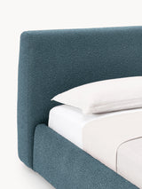 Swift Tek Kişilik Karyola Gri Mavi Bukle