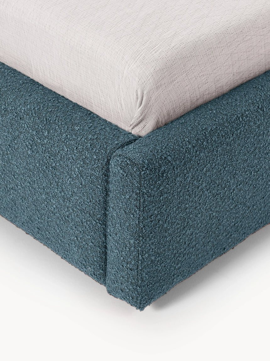 Swift Tek Kişilik Karyola Gri Mavi Bukle