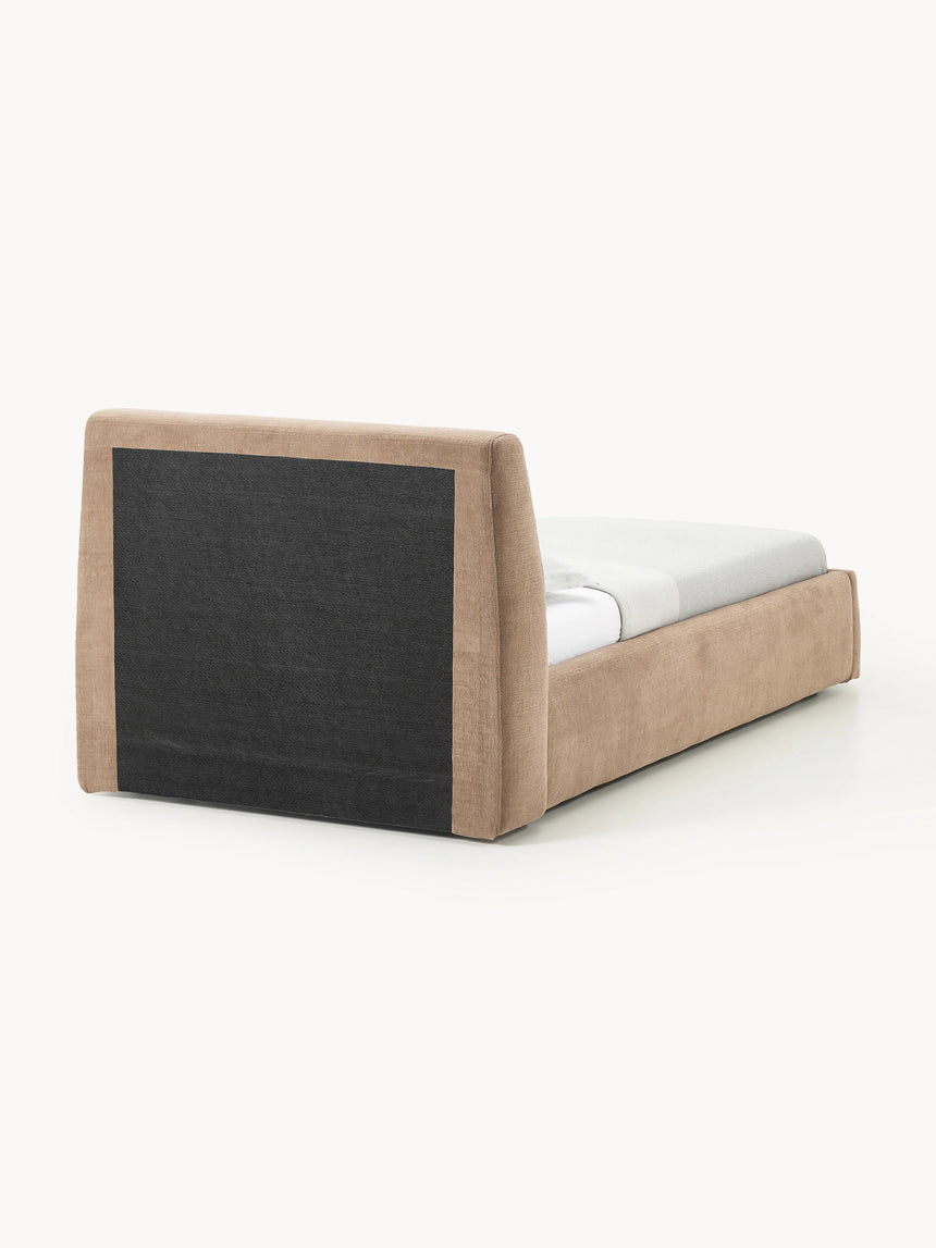 Swift Tek Kişilik Karyola Kahve Dokuma Kadife