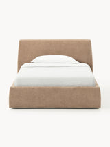 Swift Tek Kişilik Karyola Kahve Dokuma Kadife