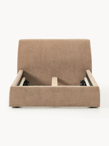 Swift Tek Kişilik Karyola Kahve Dokuma Kadife