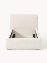 Swift Tek Kişilik Karyola Kırık Beyaz Bukle