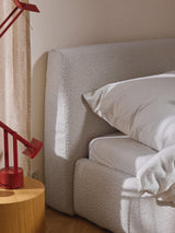 Swift Tek Kişilik Karyola Kırık Beyaz Bukle