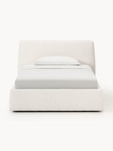 Swift Tek Kişilik Karyola Kırık Beyaz Bukle