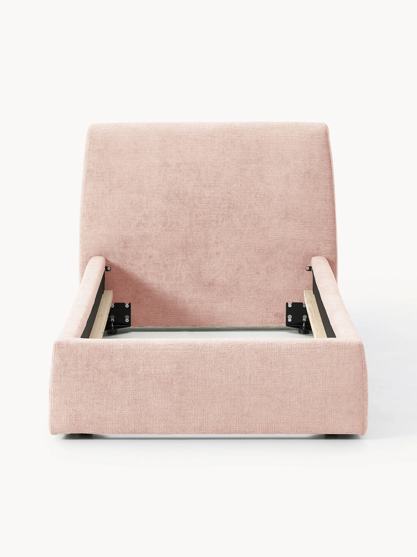 Swift Tek Kişilik Karyola Şeftali Dokuma Kadife