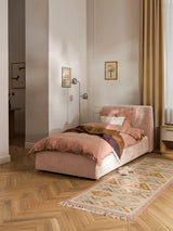 Swift Tek Kişilik Karyola Şeftali Dokuma Kadife