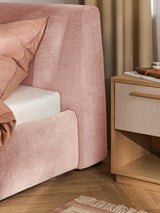 Swift Tek Kişilik Karyola Şeftali Dokuma Kadife