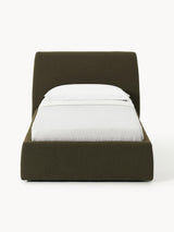 Swift Tek Kişilik Karyola Zeytin Yeşili Bukle