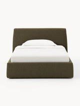 Swift Tek Kişilik Karyola Zeytin Yeşili Bukle