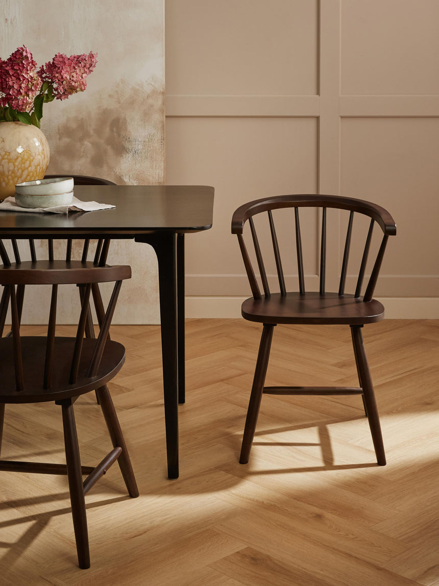 Taliant Ahşap Sandalye Koyu Ceviz