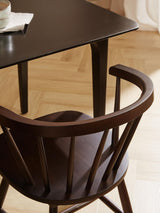 Taliant Ahşap Sandalye Koyu Ceviz