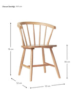 Taliant Ahşap Sandalye Natürel