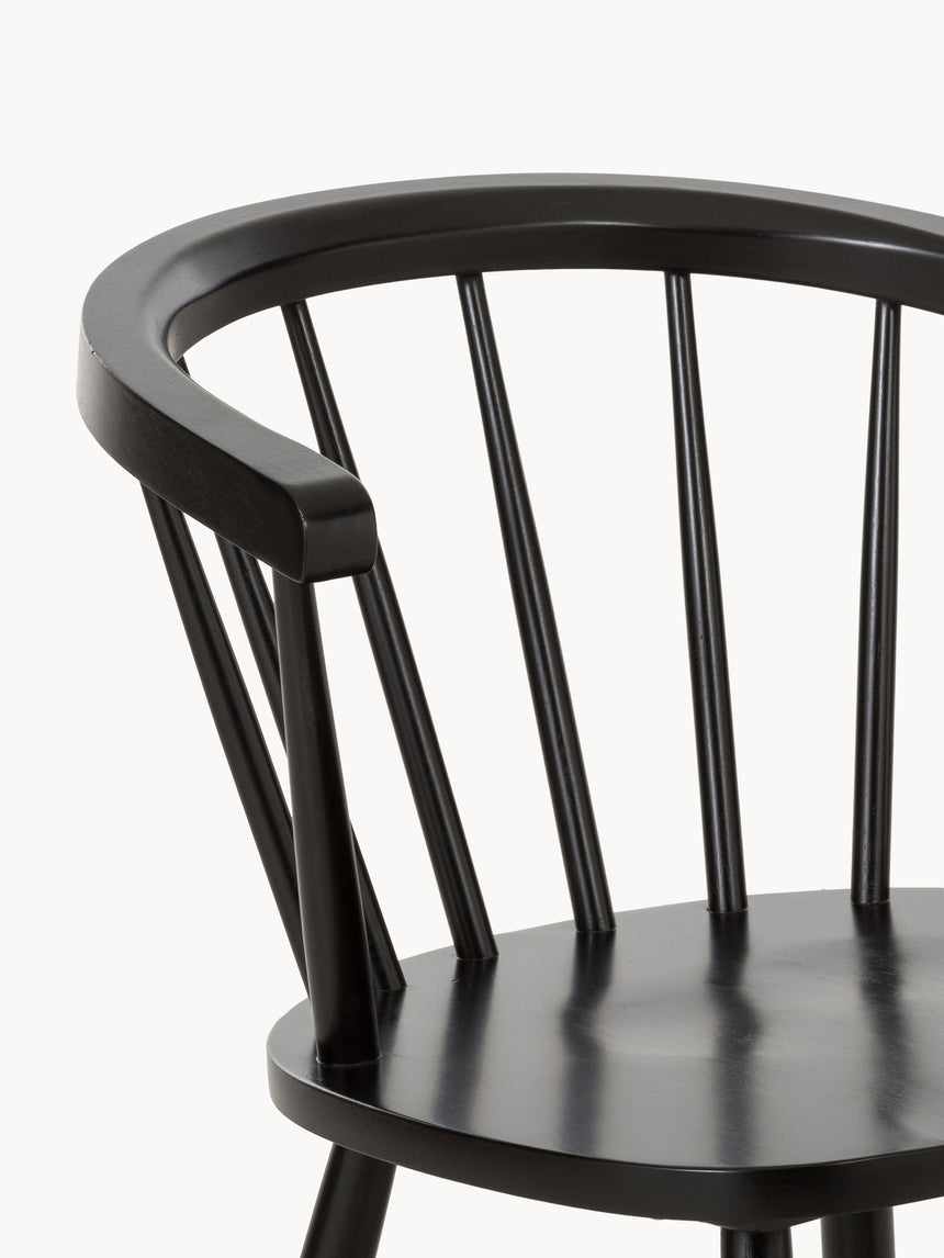 Taliant Ahşap Sandalye Siyah