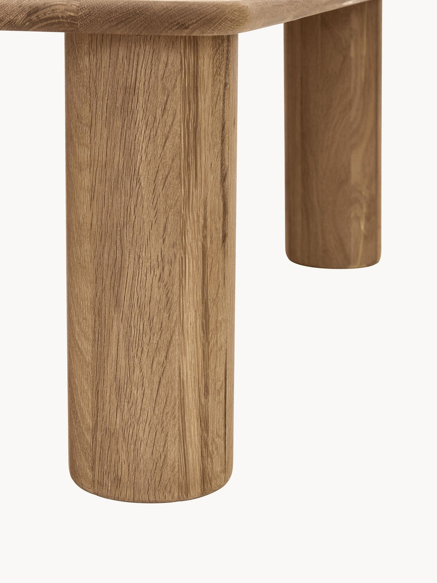 Polo Ahşap Kare Orta Sehpa Natürel