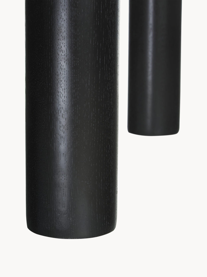 Polo Ahşap Kare Orta Sehpa Siyah