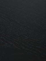 Polo Ahşap Yuvarlak Orta Sehpa Siyah