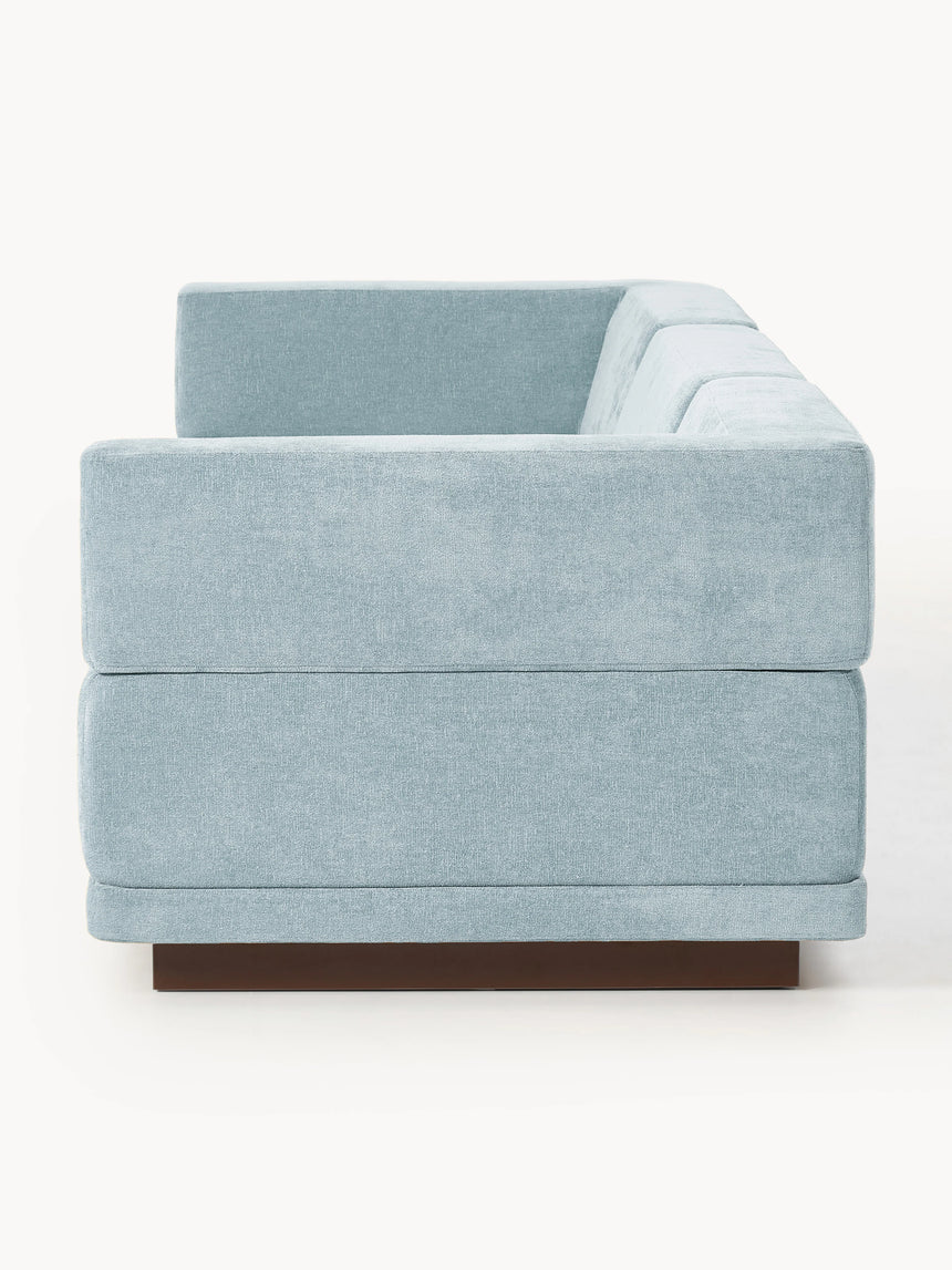 Terim Dörtlü Koltuk Açık Mavi Dokuma Kumaş