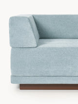 Terim Dörtlü Koltuk Açık Mavi Dokuma Kumaş