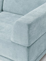 Terim Dörtlü Koltuk Açık Mavi Dokuma Kumaş