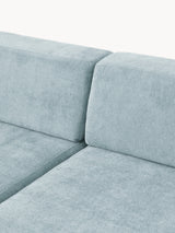 Terim Dörtlü Koltuk Açık Mavi Dokuma Kumaş