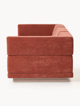 Terim Dörtlü Koltuk Kırmızı Dokuma Kumaş