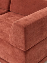 Terim Dörtlü Koltuk Kırmızı Dokuma Kumaş