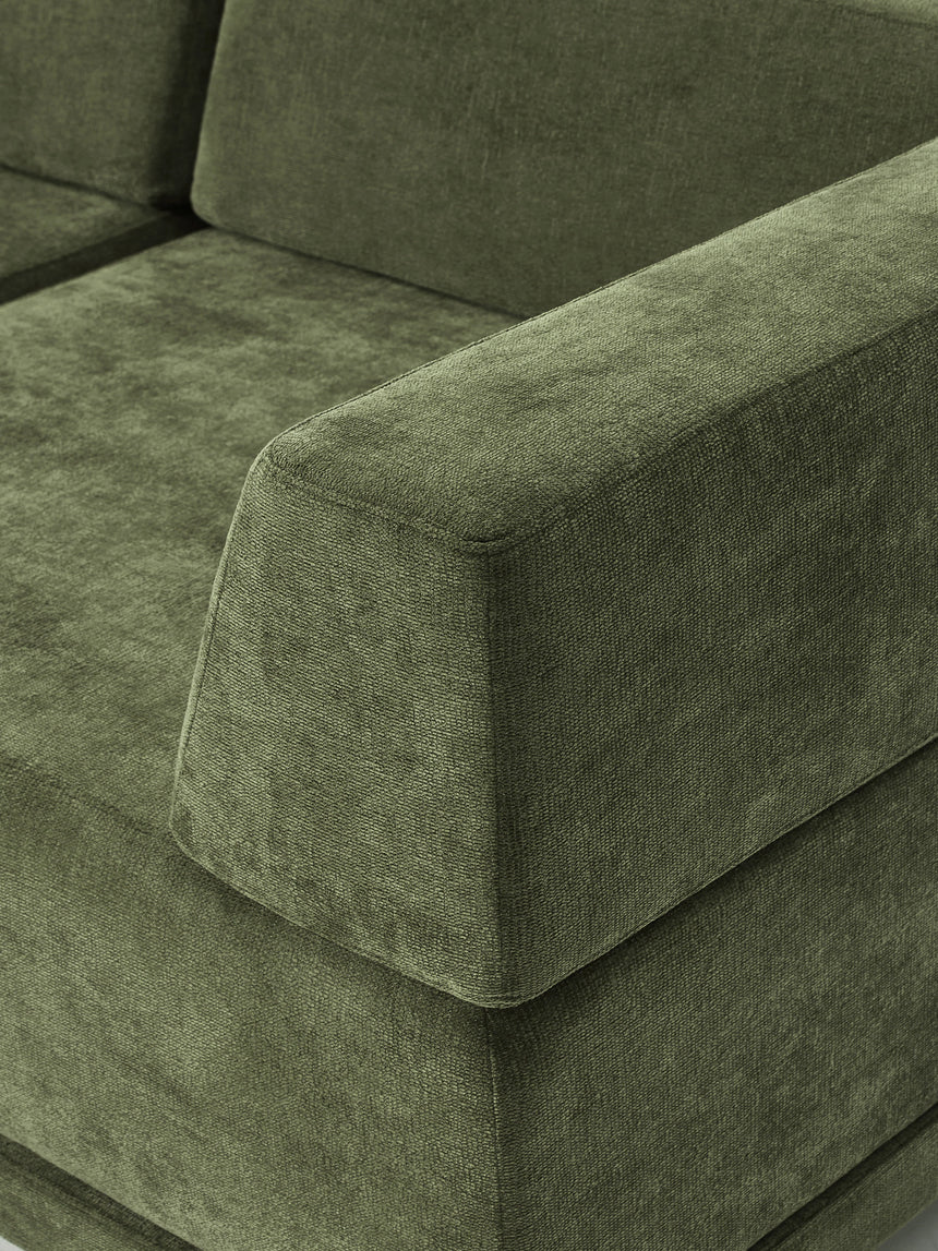 Terim Dörtlü Koltuk Yeşil Dokuma Kumaş