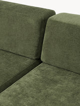 Terim Dörtlü Koltuk Yeşil Dokuma Kumaş