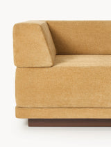 Terim İkili Koltuk Hardal Sarısı Dokuma Kumaş