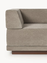 Terim İkili Koltuk Kahve Dokuma Kumaş