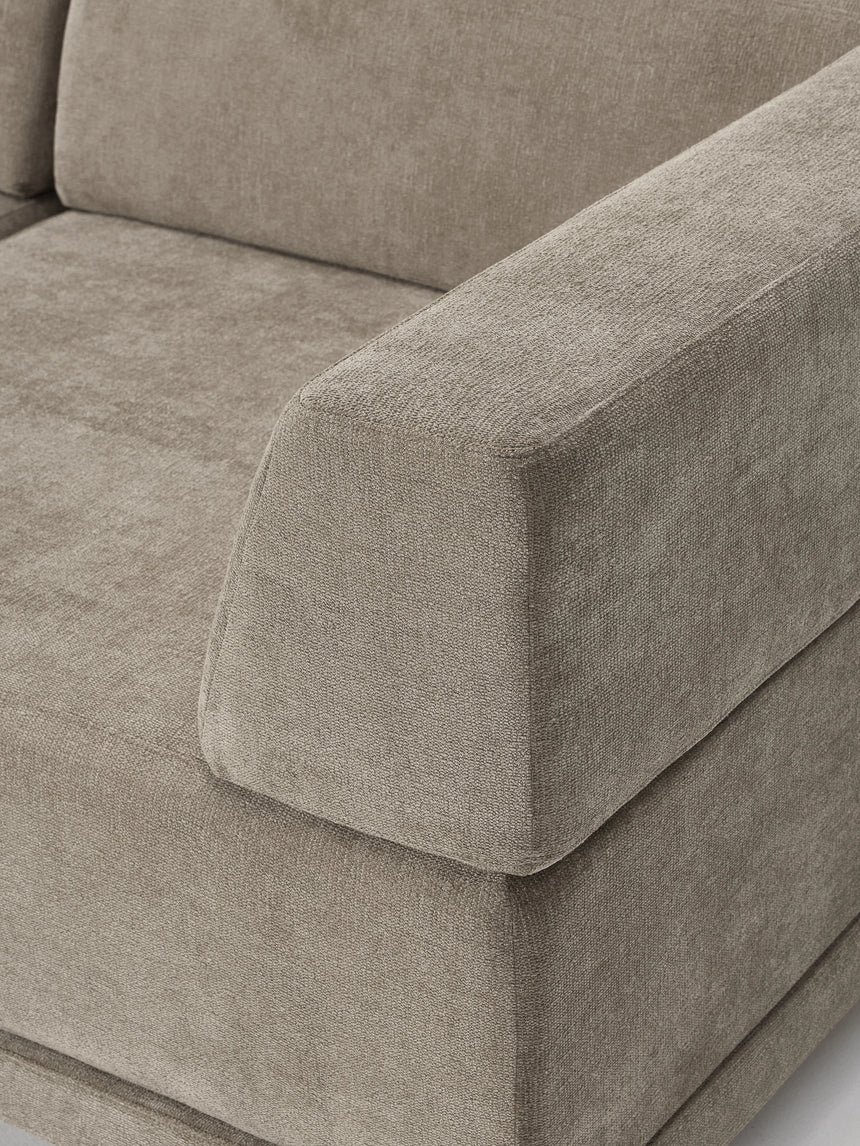 Terim İkili Koltuk Kahve Dokuma Kumaş