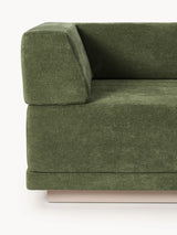 Terim İkili Koltuk Yeşil Dokuma Kumaş