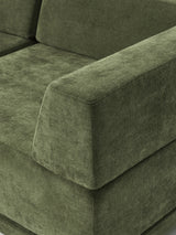 Terim İkili Koltuk Yeşil Dokuma Kumaş