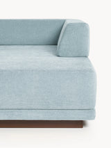 Terim Large Köşe Koltuk Açık Mavi Dokuma Kumaş