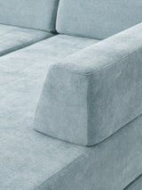 Terim Large Köşe Koltuk Açık Mavi Dokuma Kumaş