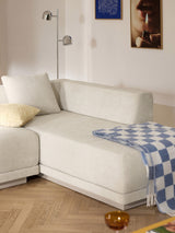 Terim Large Köşe Koltuk Bej Dokuma Kumaş