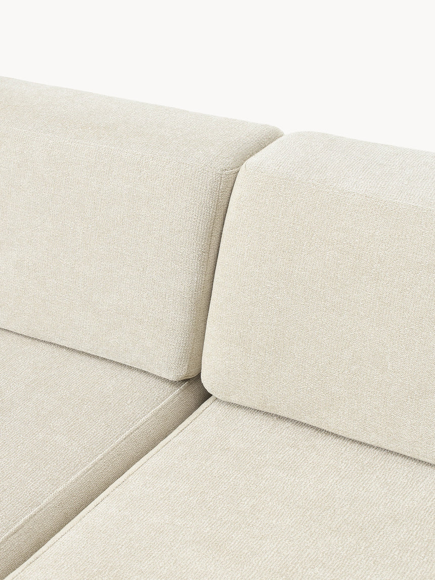 Terim Large Köşe Koltuk Bej Dokuma Kumaş