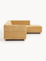 Terim Large Köşe Koltuk Hardal Sarısı Dokuma Kumaş