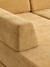 Terim Large Köşe Koltuk Hardal Sarısı Dokuma Kumaş