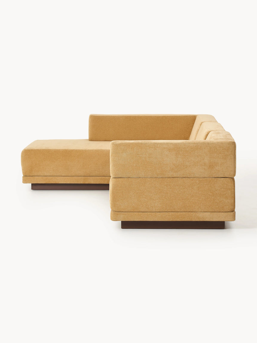 Terim Large Köşe Koltuk Hardal Sarısı Dokuma Kumaş