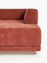 Terim Large Köşe Koltuk Kırmızı Dokuma Kumaş