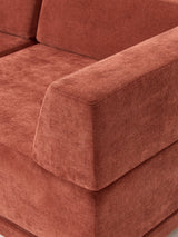 Terim Large Köşe Koltuk Kırmızı Dokuma Kumaş