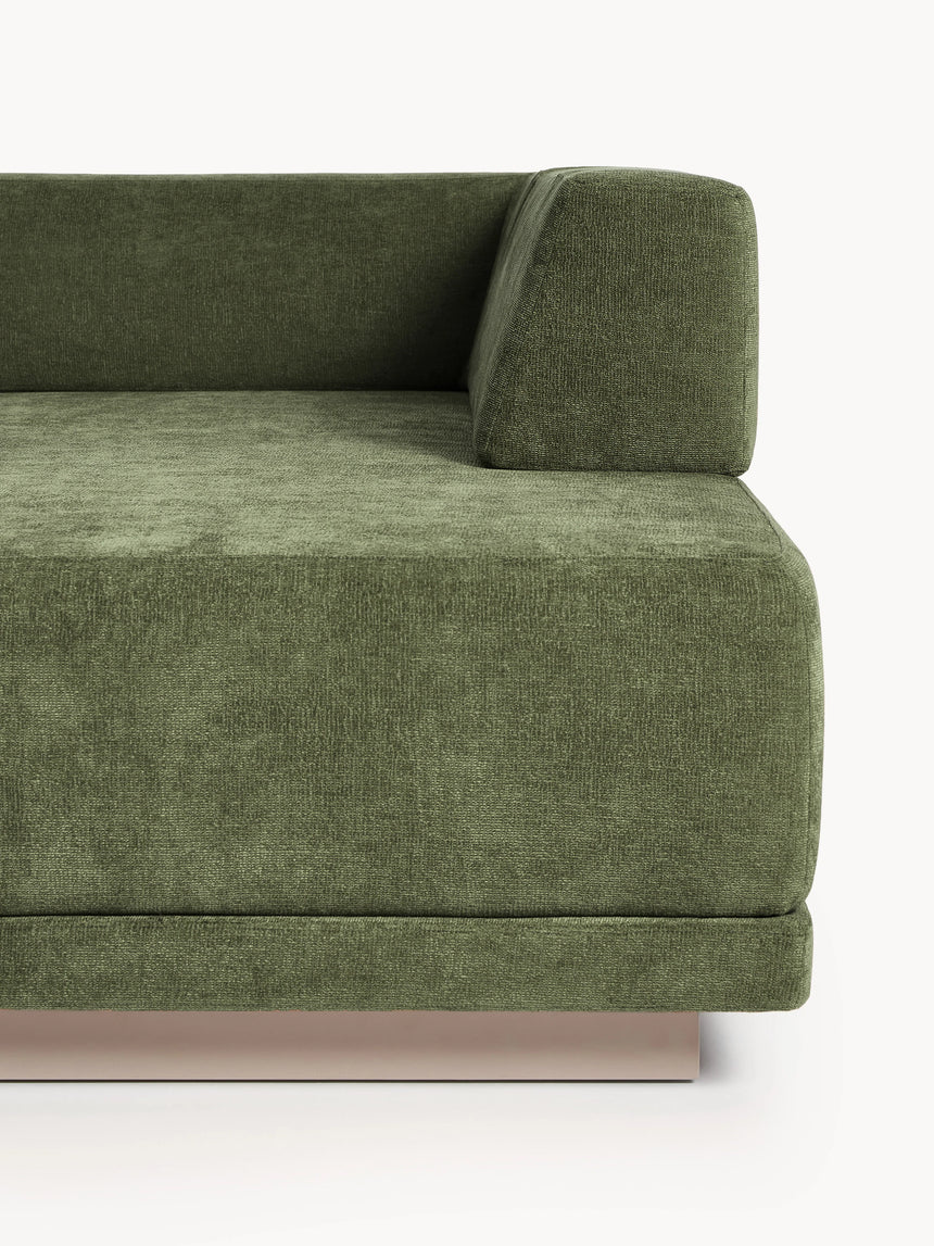 Terim Large Köşe Koltuk Yeşil Dokuma Kumaş