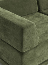 Terim Large Köşe Koltuk Yeşil Dokuma Kumaş