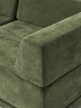 Terim Large Köşe Koltuk Yeşil Dokuma Kumaş