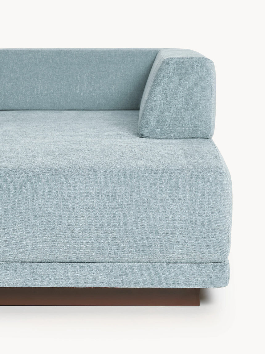 Terim Plus Köşe Koltuk Açık Mavi Dokuma Kumaş