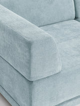 Terim Plus Köşe Koltuk Açık Mavi Dokuma Kumaş